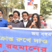 ভাস্কর্য ভাঙার প্রতিবাদে রাস্তায় মৌসুমী, ওমর সানীরা