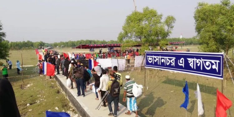 কৌতূহলের কেন্দ্রে ভাসানচর