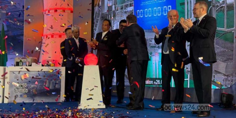 সাবেক প্রধানমন্ত্রী শেখ হাসিনার স্বপ্নের রুপপুর পারমাণবিক বিদ্যুৎকেন্দ্রের উদ্বোধন