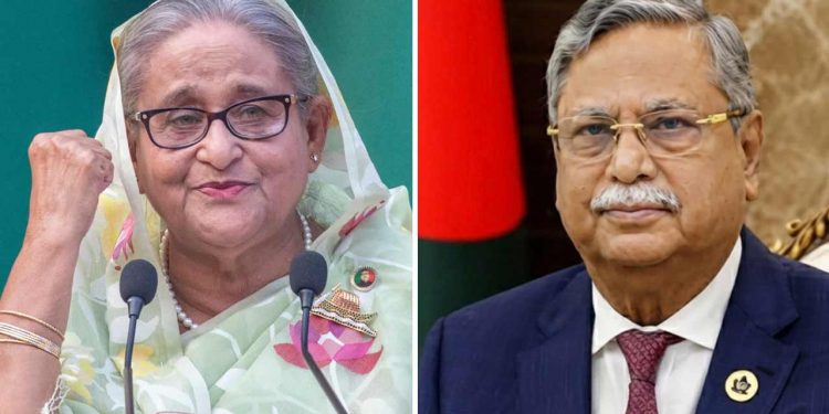 লন্ডনে গিয়ে হাসিনার সঙ্গে ফোনে কথা বলেছিলেন প্রাক্তন রাষ্ট্রপতি? কোনো তথ্য নেই বলছে বিএনপি