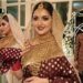 A dozen pictures of the bride’s wedding