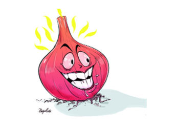 The price of onion increased due to unseasonal rains