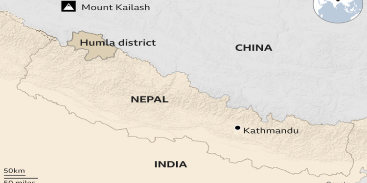 China-Nepal allegations of crossing the border