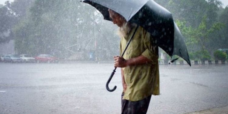 Rain with wind in the capital in the winter of Magh