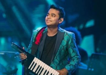 AR Rahman on stage to spread the melody