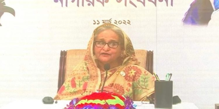 The Prime Minister laid the foundation stone of Bangabandhu Bhaban in the UAE