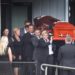 Warne was seen off by family and friends