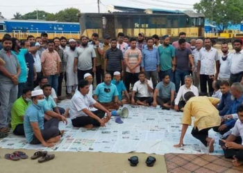Train movement stopped across the country