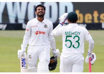 The first Bangladeshi to win a Test century against the Proteas