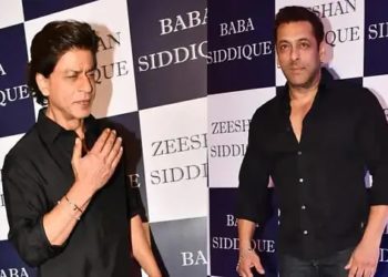 Shah Rukh Khan and Salman at Baba Siddiqui’s Iftar Party