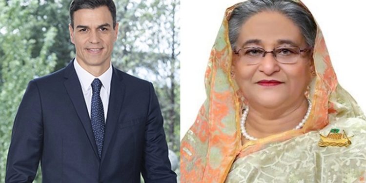 The President of Spain congratulates the Prime Minister on the completion of 50 years of diplomatic relations
