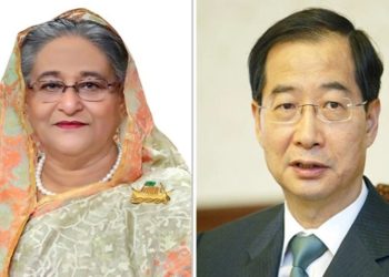 Sheikh Hasina congratulates the new Prime Minister of Korea