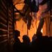 Terrible fire at Hawkers Market on the banks of Laldighi in Sylhet