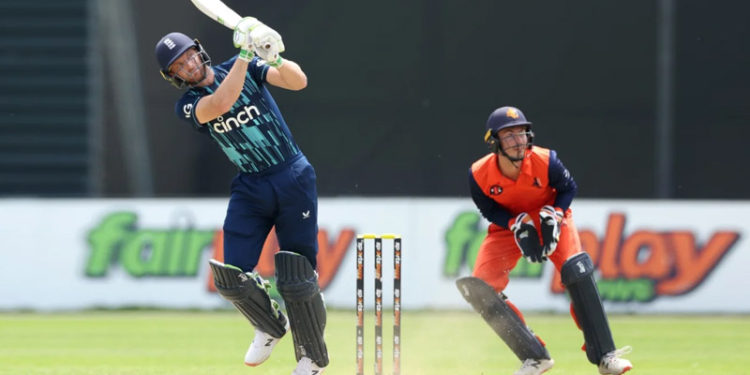 England set a new world record of 498 runs in ODIs