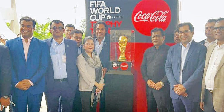 FIFA World Cup trophy arrives in Bangladesh