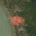 Fire, heat and smoke spread over two and a half square kilometers