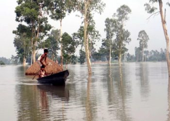 In Kurigram, 50,000 people were again stranded