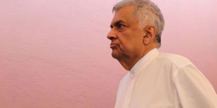 Ranil Wickramasinghe was elected as the President of Sri Lanka