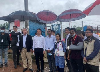Parliamentary Vice-Minister for Foreign Affairs of Japan visits refugee camps in Cox’s Bazar