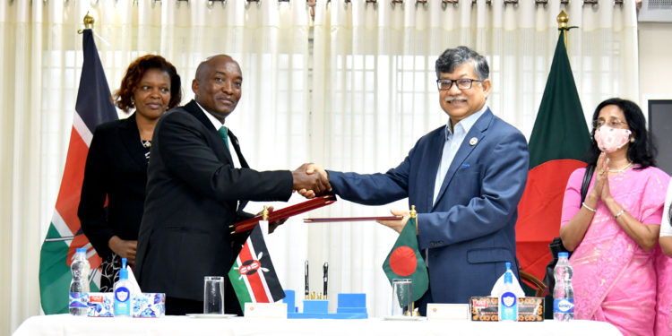 Bangladesh, Kenya hold first-ever FOC in Dhaka