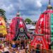 Ratha Yatra festival ends with pulling rope of Ulto Ratha in Bangladesh