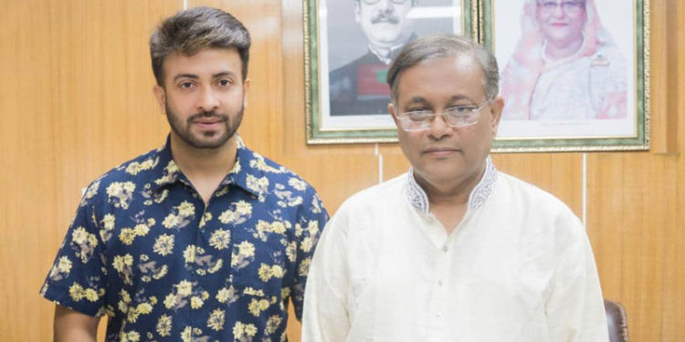 Information Minister assured to stand by Shakib Khan