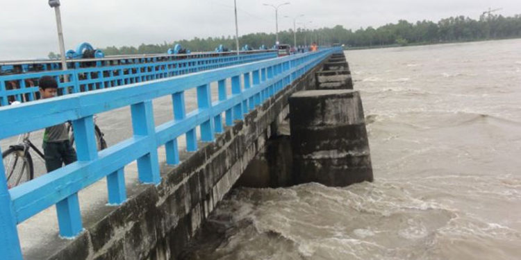 Teesta water has exceeded the limit