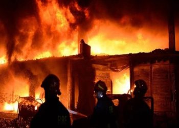 Fire in Bisik Industrial City, 5 units are working under control