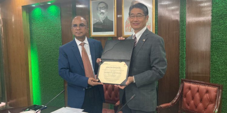 Japan Provides Drug and Precursor Testing Kits for the Department of Narcotics Control through UNODC