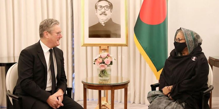Labour Party chief Starmer calls on PM Sheikh Hasina