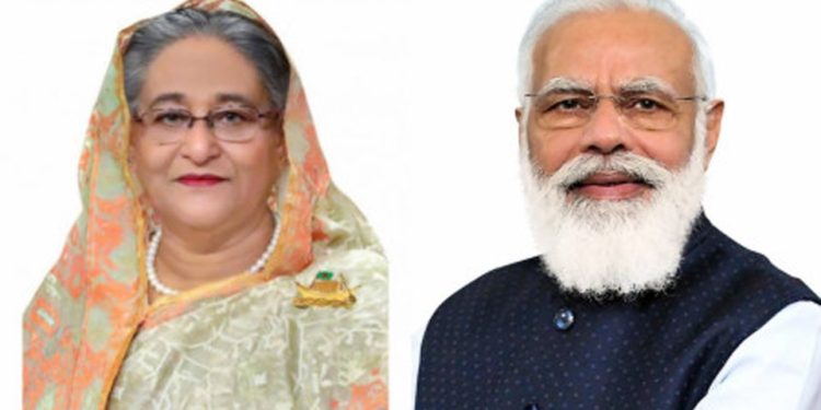 Bilateral talks between Sheikh Hasina, Narendra Modi begins