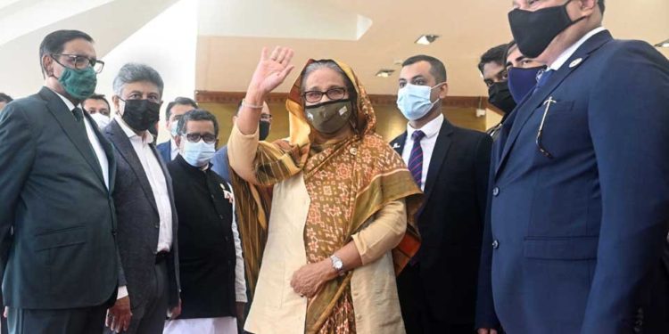 Sheikh Hasina leaves for London, NY to attend Queen Elizabeth’s funeral, 77th UNGA