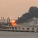 Fire breaks out on Kerch bridge linking Russia to Crimea