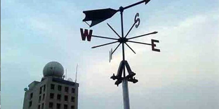 Low pressure in the sea, winter in the north