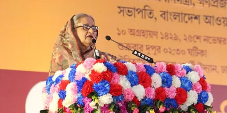 Zia gives opportunity to the anti-independence people to do politics: Prime Minister