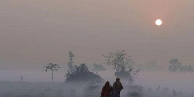 Fog may fall in dry weather