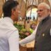 Modi met Rishi at the G-20 summit