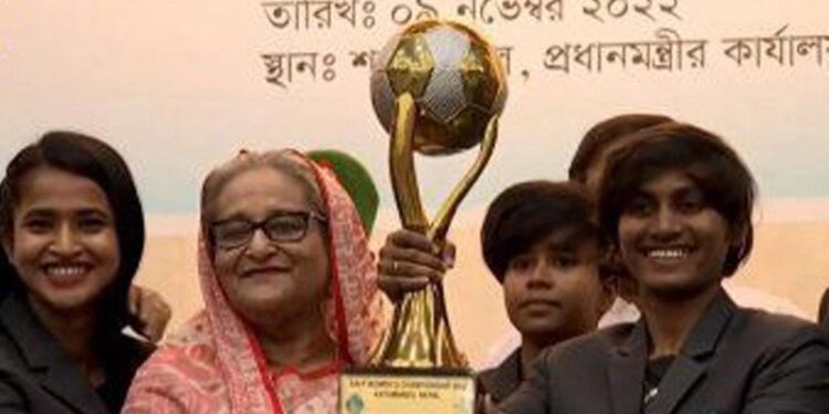 Prime Minister welcomes the victorious women’s party