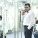 Excitement of passengers traveling by metro rail