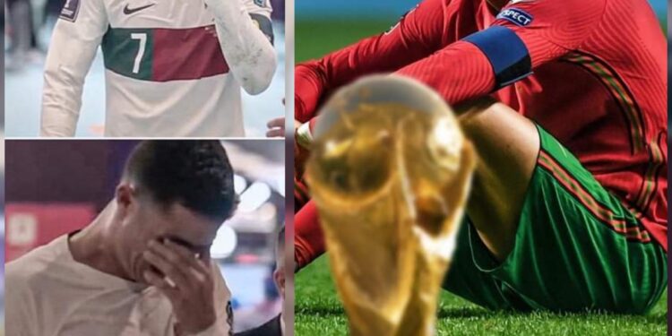 Ronaldo left the World Cup in tears