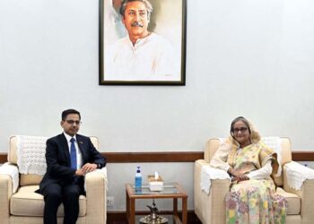 PM reiterates Bangladesh’s anti-terrorism stance as Indian envoy calls on