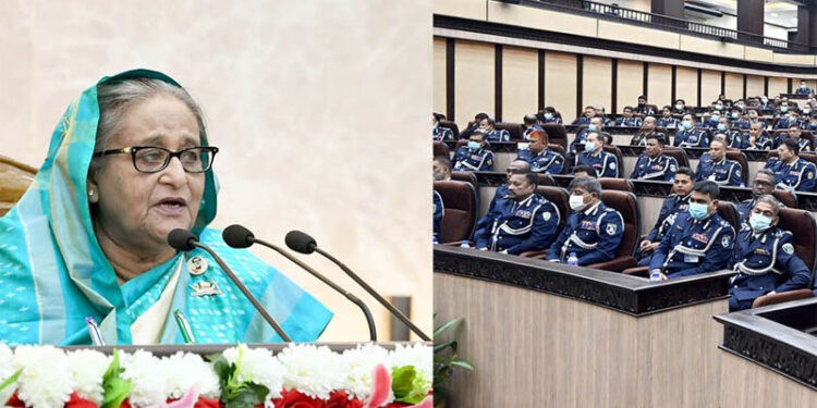 The prime minister instructed the police officers to be careful