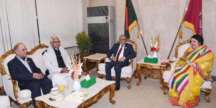Speaker pays courtesy call on President after JS session
