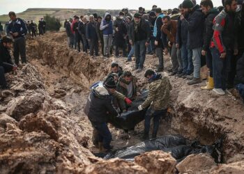 “White Helmet” rescues the lifeless.