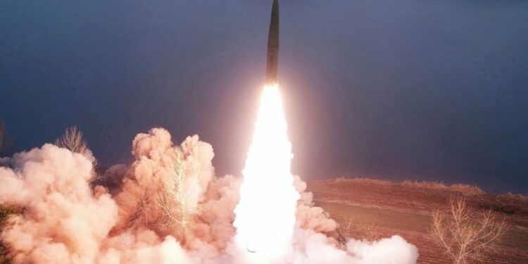 N. Korea fires ‘long-range’ missile as S. Korea president heads to Japan