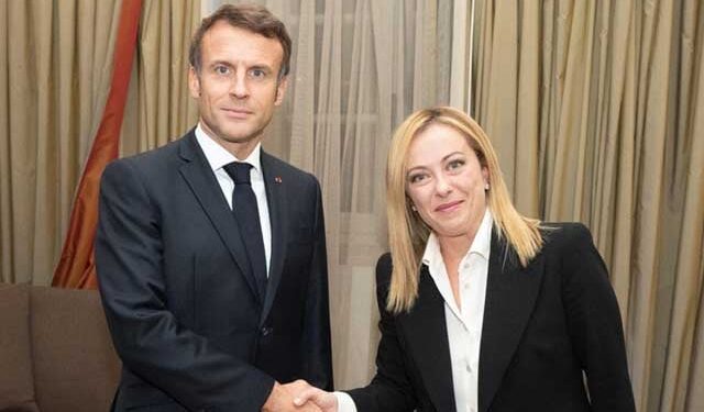 Macron, Meloni discuss France-Italy cooperation