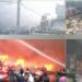 Fire fighters struggle to extinguish blaze in Bangabazar