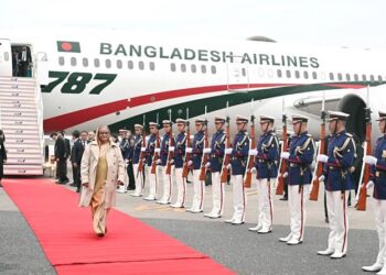 Japan rolls out red carpet for Sheikh Hasina
