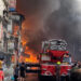 Massive fire breaks out at Bangabazar in Bangladesh