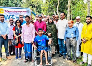 Wheelchair distribution programme of Image Foundation launched in Sylhet